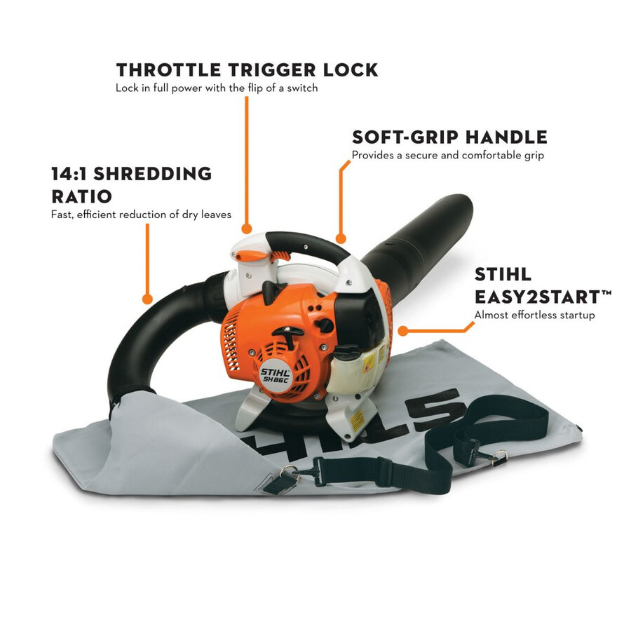 sh 56 gasoline vacuum shredder