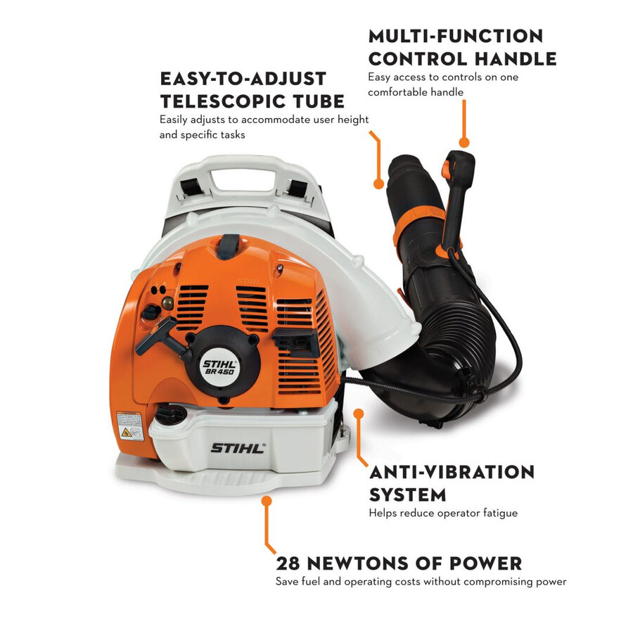 br 450 c-ef gasoline backpack blower